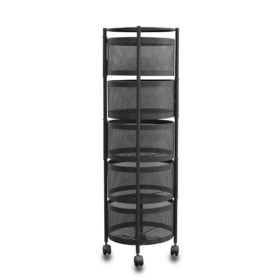 5-Tier Rolling Storage Cart