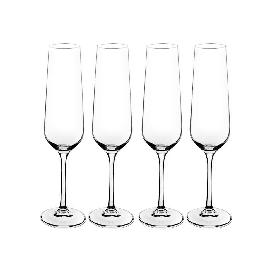 6 pcs champagne glasses
