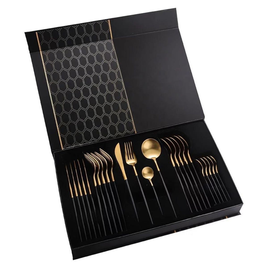 24pcs Stainless Steel Cutlery Set