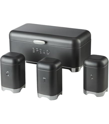 Bread Bin with Tea, Coffee & Sugar Canister