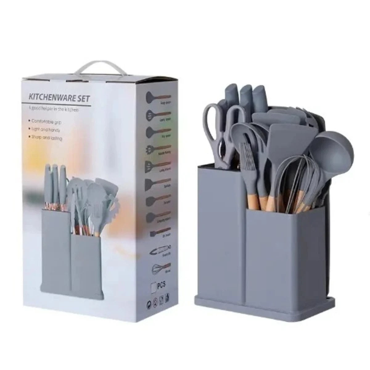 16 piece silicone utensils