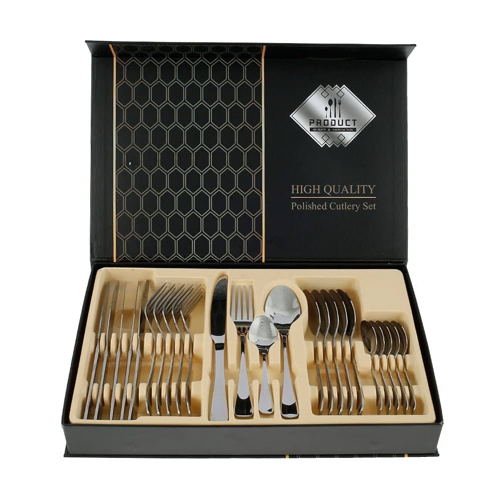 24pcs Stainless Steel Cutlery Set
