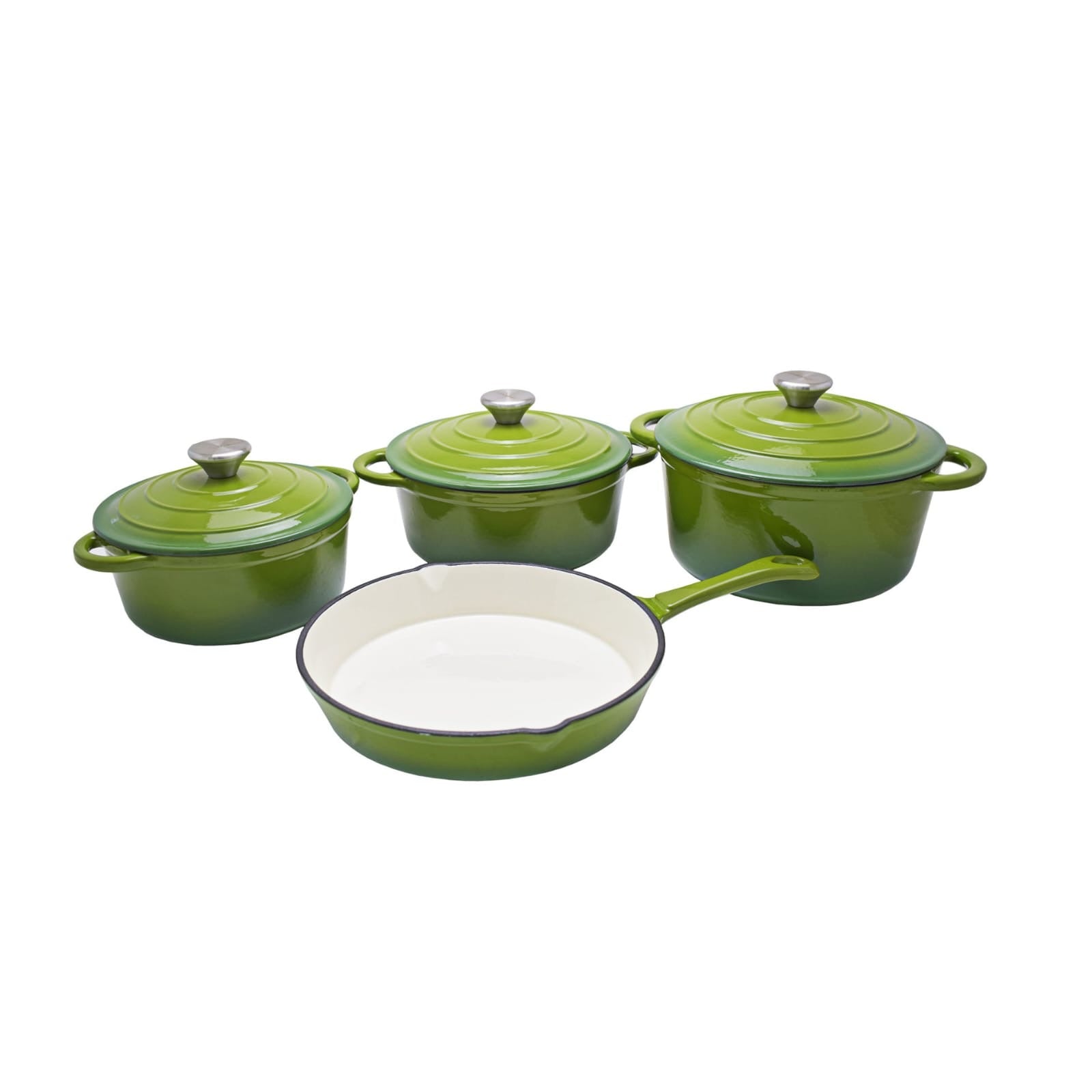 Enameled Cast Iron Cookware Set (7-Piece)
